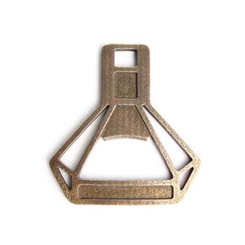 Image of Stay On Target Bottle Opener - Champagne Steel
